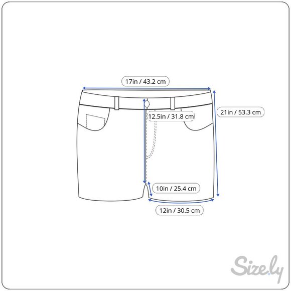 Wrangler Shorts Relaxed Fit Five‎ Pockets Zip Fly Mid Length Denim Blue Men's 34 - Picture 7 of 7